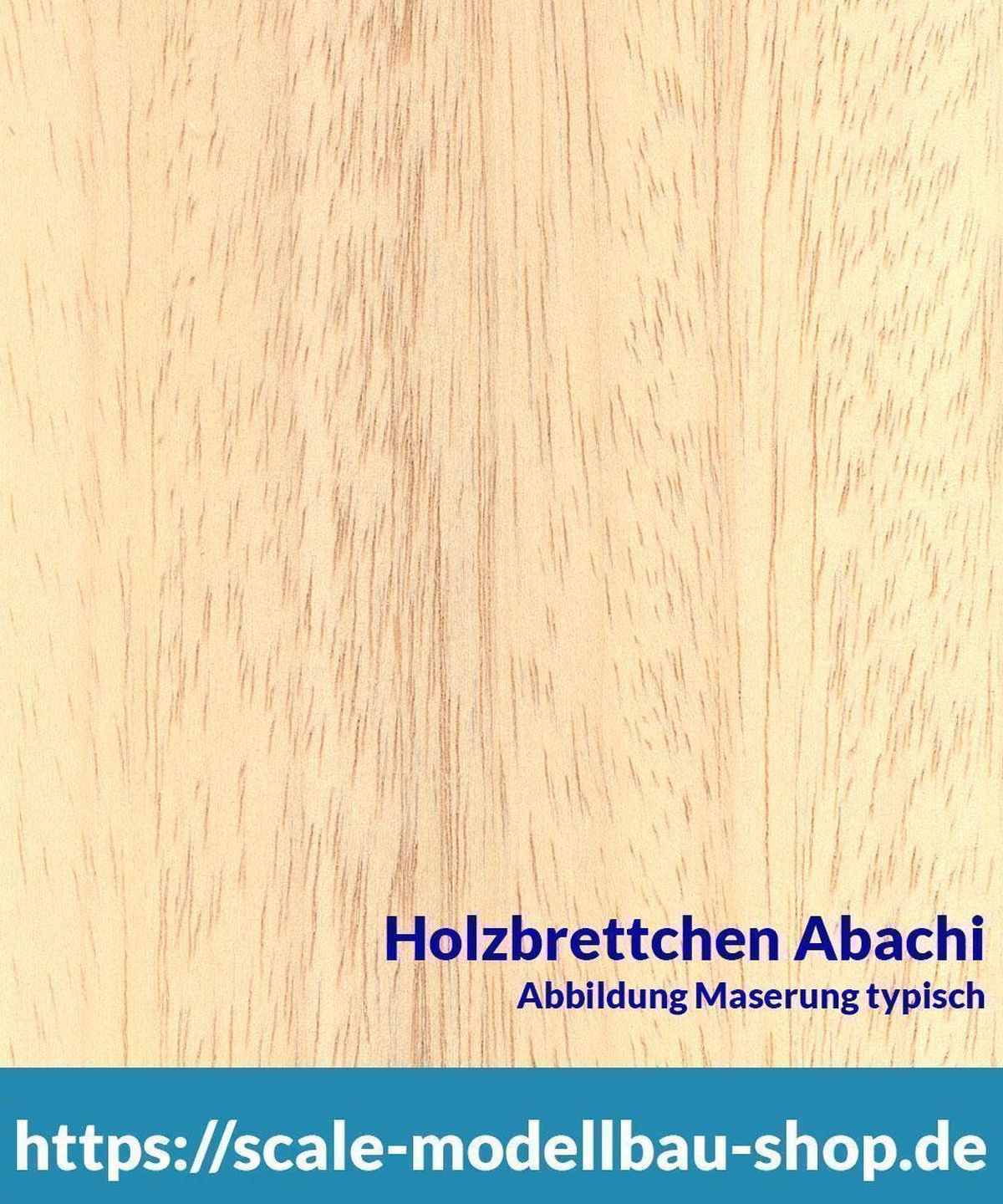 Abachi Brettchen 100 x 1000 x  8 mm  (  )