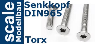 DIN 965 Senkkopf Torx