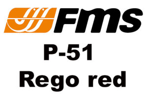 Ersatzteile FMS P-51 Rego red