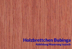 Brettchen Bubinga