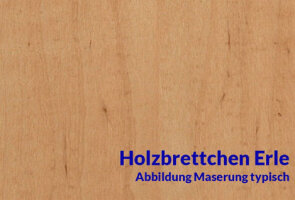 Brettchen Erle
