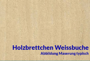 Brettchen Weißbuche