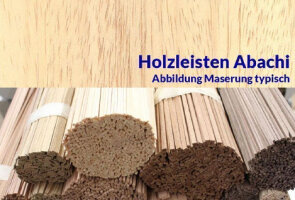 Modellbauleisten Abachi