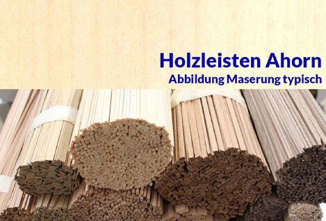 Modellbauleisten Ahorn
Ahorn Modellbauleisten...