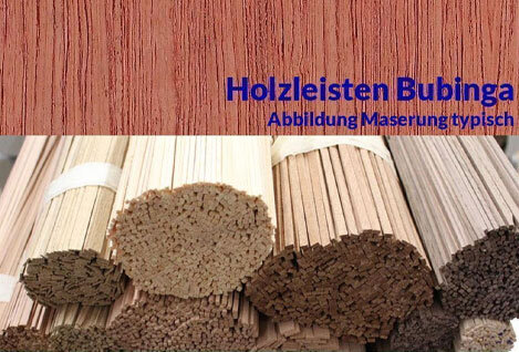Modellbauleisten Bubinga
Bubinga...