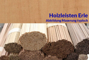 Modellbauleisten Erle