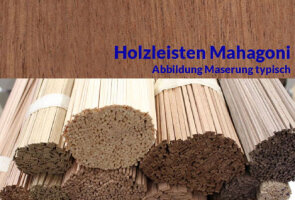 Modellbauleisten Mahagoni