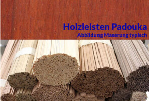 Modellbauleisten Padouk