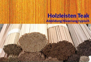 Modellbauleisten Teak