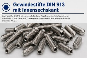 DIN 913 Innensechskant Gewindestifte