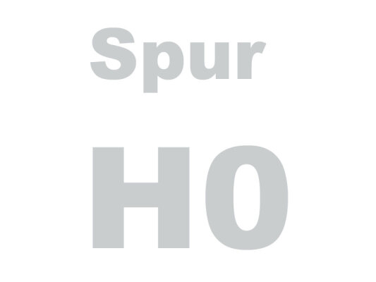 
Spurweite H0
Die Spurweite H0 ist die...