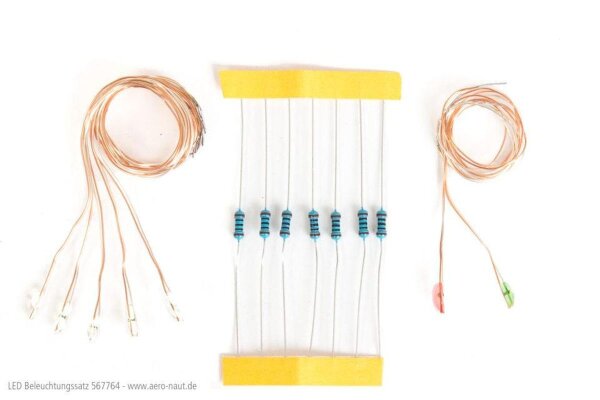 LED Beleuchtungssatz w/g/r