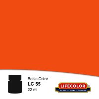 Gl&auml;nzend Orange 22 ml   Lifecolor Acryl Farbe