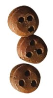 Jungfer, Walnuss, 2,5 mm, 40 St&uuml;ck