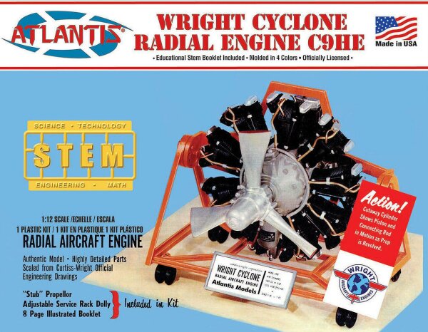 1/12 Wrigth Cyclone Radial-Maschine