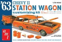 1/25 1963 Chevy II Station Wagon mit Anh&auml;nger