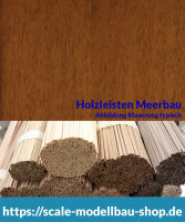 Meerbau Holzleiste  0,6/0,7 x 9 mm