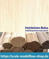 Balsa Holzleiste  7 x  10 mm