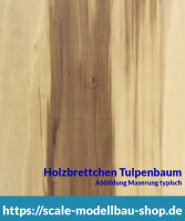 Tulpenbaum Brettchen 100 x 1000 x 10 mm