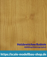 Robinie Brettchen 100 x 1000 x 12 mm