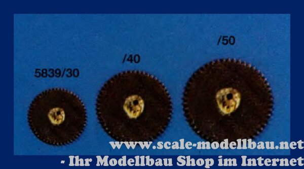 Dopp-Zahnrad 50/10