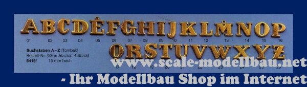 Buchstabe J. 15mm