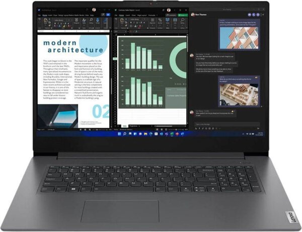 Lenovo V17 G4 IRU 83A2001NGE Notebook 43,9 cm (17,3 Zoll), 8 GB RAM, 512 GB SSD, Intel® U300