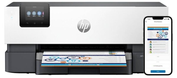HP OfficeJet Pro 9110b Tintenstrahldrucker grau