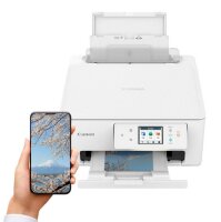Canon PIXMA TS7650i 4 in 1 Tintenstrahl-Multifunktionsdrucker grau
