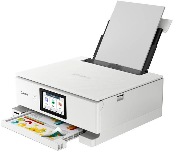 Canon PIXMA TS8751 3 in 1 Tintenstrahl-Multifunktionsdrucker weiß