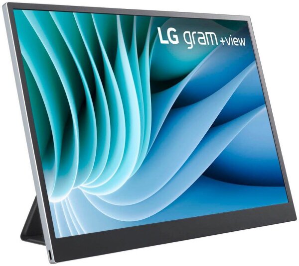 LG gram +view Portable 16MR70.ASDWU Monitor 42,0 cm (16,0 Zoll) silber
