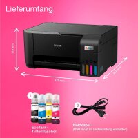 EPSON EcoTank ET-2860 3 in 1 Tintenstrahl-Multifunktionsdrucker schwarz
