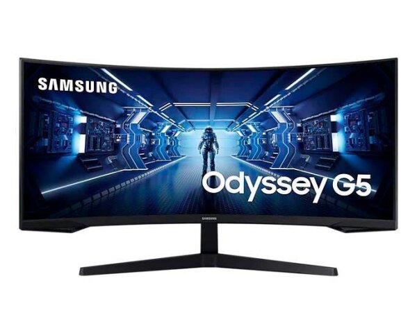 SAMSUNG Odyssey G5 C34G55TWWP Curved Monitor 86,0 cm (34,0 Zoll) schwarz