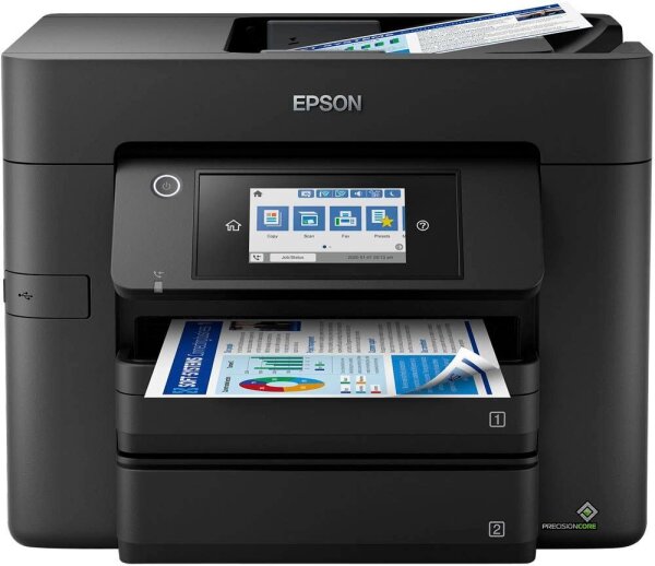 EPSON WorkForce Pro WF-4830DTWF 4 in 1 Tintenstrahl-Multifunktionsdrucker schwarz
