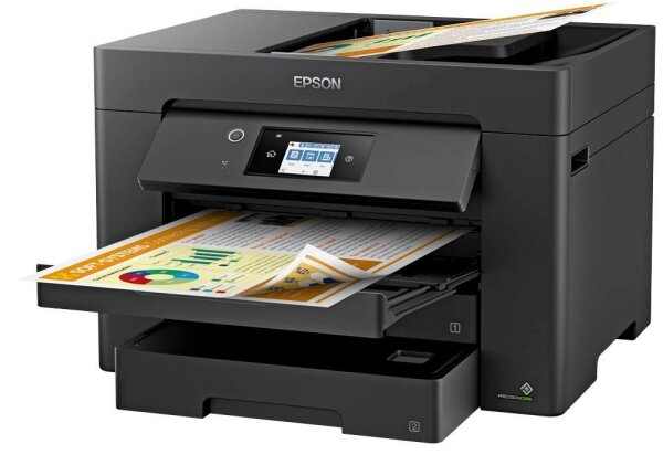 EPSON WorkForce WF-7830DTWF 4 in 1 Tintenstrahl-Multifunktionsdrucker schwarz
