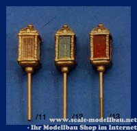 Aeronaut (6478/13) Laterne 16. Jahrh. 23x10 mm rot VE 1...
