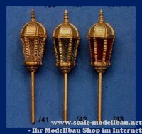 Aeronaut (6478/42) Laterne 17. Jahrh. 30x11 mm grün...