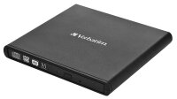 verbatim Slimline externer DVD-Brenner schwarz