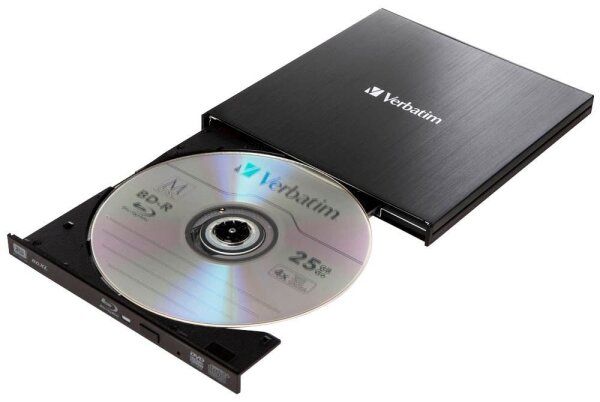 verbatim Slimline externer Blu-ray-Brenner schwarz