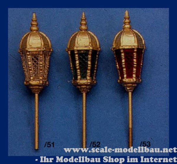 Aeronaut (6478/52) Laterne 17. Jahrh. 38x14 mm grün VE 1 Stk  ( 647852 )