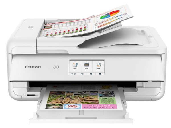 Canon PIXMA TS9551Ca 3 in 1 Tintenstrahl-Multifunktionsdrucker weiß