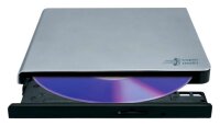 HL Data Storage Slim Portable externer DVD-Brenner silber