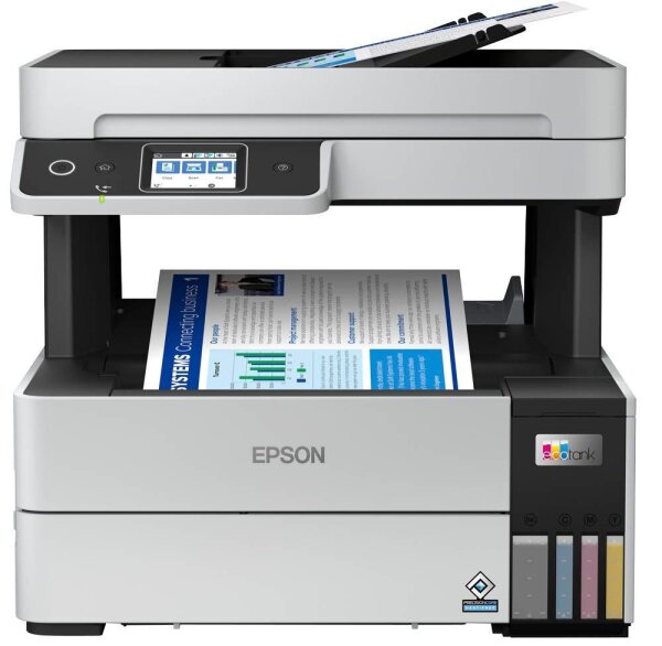 EPSON EcoTank ET-5170 4 in 1 Tintenstrahl-Multifunktionsdrucker grau