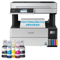 EPSON EcoTank ET-5170 4 in 1 Tintenstrahl-Multifunktionsdrucker grau