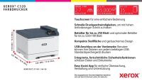 xerox C320 Farb-Laserdrucker grau