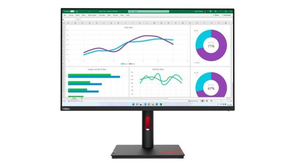 Lenovo ThinkVision T32h-30 Monitor 80,0 cm (32,0 Zoll) schwarz