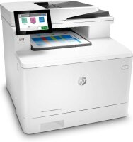 HP Color LaserJet Enterprise M480f 4 in 1 Farblaser-Multifunktionsdrucker weiß