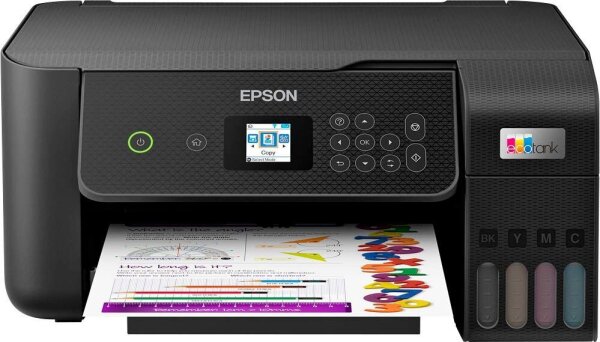 EPSON EcoTank ET-2825 3 in 1 Tintenstrahl-Multifunktionsdrucker schwarz