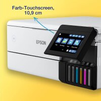 EPSON EcoTank ET-8500 3 in 1 Tintenstrahl-Multifunktionsdrucker weiß