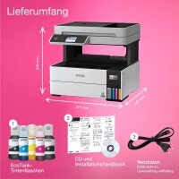 EPSON EcoTank ET-5150 3 in 1 Tintenstrahl-Multifunktionsdrucker grau